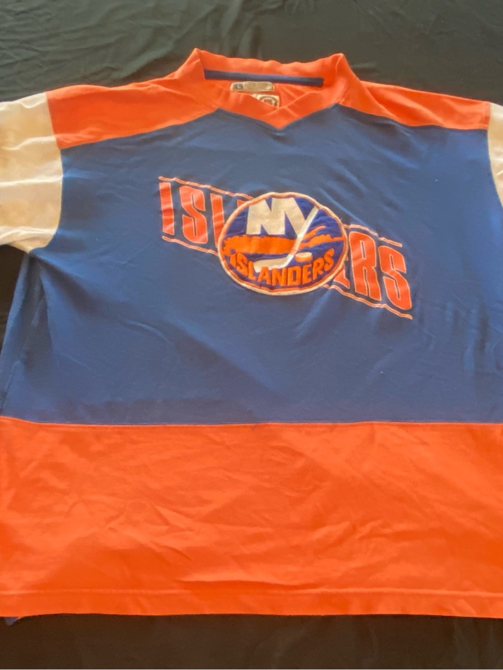 NY Islanders Vintage Hockey Jersey - Blue & Orange